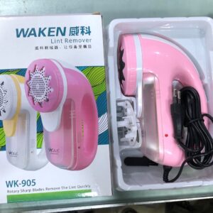 Waken WK-905 Portable Lint Remover Rechargeable With Extra Blade USB Portable Clothes Shaver for Fluff Pilling Fabric Shaver Lint Remover - Image 1