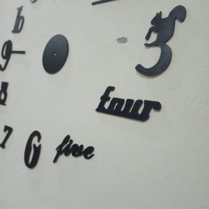 Decorative 3D Clock / DIY Clock Creative 3D Wooden wall clock for Home Decor - Image 2