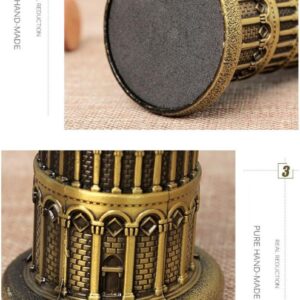 Pissa Tower Metal Model For Home & Office Decoration (10 inches) - Image 2