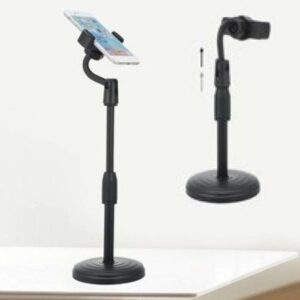 Multifunction Mobile Tripod Stand Mini Tripod Stand Mobile Holder Adjustable Height & Angle Phone Holder - Image 5