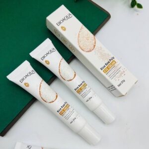 BioAqua Rice Brightening Eye Cream Rice Raw Pulp Eye Cream Acne Scar Removal - 20g - Image 5