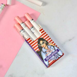 Pack of 4 High Pigment Lipstick, Fatty Base Lipstick Naturally Tint Your Lips To Soft And Comfortable Matte (random color) - Image 2