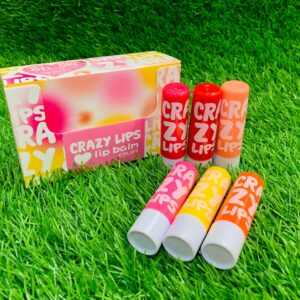 Pack of 3 Crazy Tinted Lip Balm, Magic Chapstick Hydrated & Moisturizing Lip Balm (Random Color) - Image 1