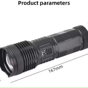 Most Powerful P50 FlashLight Flash light 5 Modes Usb Zoom Led Torch Built-in 18650 Battery Camping, Fishing - Image 5