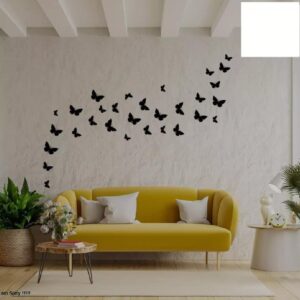 (pack of 30)  3D Wooden Butterfly  Wooden Wall Decoration Items for Home, Bedrooms Inspire Kids and Look Decent - Image 1