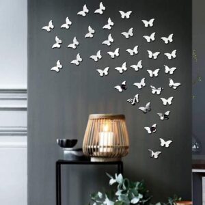 (pack of 30)  3D acrylic Butterfly  Wall Decoration Items for Home, Bedrooms Inspire Kids and Look Decent - Image 2