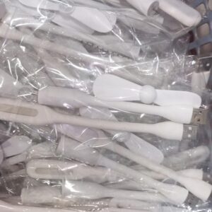 USB Fan Portable Adapter I LED USB Light Lamp Enhanced Version for Laptop Notebook Computer PC Power Bank  (random color) - Image 2