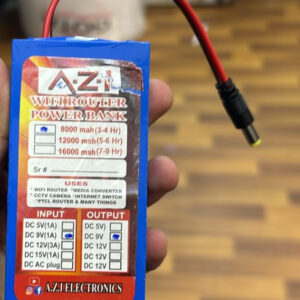 Wifi Router Power Bank 9V 8000mAh Any WiFi Router Power Bank UPS Fiber Optic Routers CCTV Camera 4 Hours Backup - Image 3