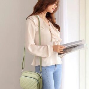 ( 1 Piece ) Women?s Pu Leather Embroidered Shoulder Bag | Best Quality Shoulder Bag For Women | Women Fashion | Shoulder Bag For Women - Image 2