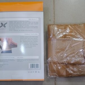 Waist Support Waist Trimmer Weight Loss Slimming Belt | Fitness Belt Back Waist Support Sweat Belt Waist Trainer | Double Support | Free Size Adjustable | Gym Equipment ( Random Color ) - Image 1