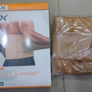 Waist Support Waist Trimmer Weight Loss Slimming Belt | Fitness Belt Back Waist Support Sweat Belt Waist Trainer | Double Support | Free Size Adjustable | Gym Equipment ( Random Color ) - Image 4