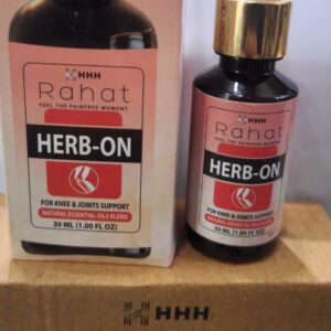 Rahat  Herb on Oil 30ml for pain in joints, back pain, arthritis pain, knee pain, tennis elbow, strains and sprains - Image 3