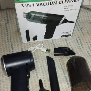 3 in 1 AS- 228 Mini USB Rechargeable Vacuum Cleaner, Vacuum For Car ? Vacuum For Home ? Duster - Image 4
