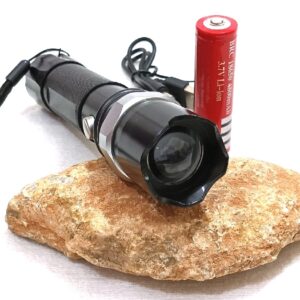 XA-808 High Quality Metal body USB Rechargeable LED Flashlights Zoomable Multifunction Zoom High Lumens for Emergencies, Outdoor , home and hiking - Image 5