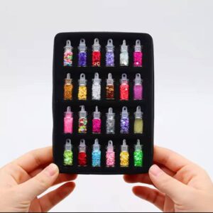 DIY Starry Nail Art Kit, Nail Decals, Glitter Jar Art kit Features a Selection of Starry Nail Stickers, Multi-pattern Women Beauty Accessories Kit, Manicure Long-lasting(Multi Color) - Image 3