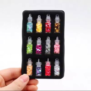 DIY Starry Nail Art Kit, Nail Decals, Glitter Jar Art kit Features a Selection of Starry Nail Stickers, Multi-pattern Women Beauty Accessories Kit, Manicure Long-lasting(Multi Color) - Image 5