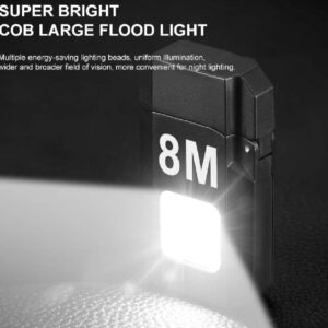 DH-001 COB Led Flashlight With Lighters Dual Arc Pulse Flameless Lighter Type C Rechargeable Lighter Work Light Mini Light Men's Gift | Dual Arc Pulse Flameless Lighter - Image 5