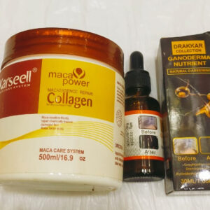 Karseell Hair Mask +Darkening Serum For Your Hair Care Collagen Treatment Cream ? Argan Oil - Image 5