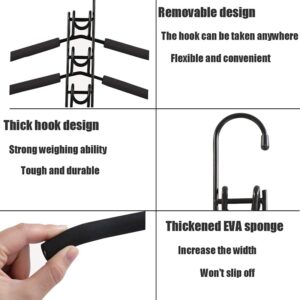 5 in 1 Hangers Space Saving, Heavy Duty Non-Slip Hangers with Padded Foam, Closet Organizer Multipurpose Hanger Organizer - Image 3