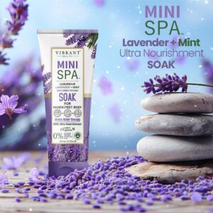 Vibrant Beauty Luxurious Mini Spa Lavender + Mint Skin Brightening Soak With Ultra Nourishment (200ml) - Image 3