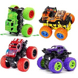 Monster Truck Toys Friction Push & Go High Speed Friction Vehicles for Kids - Image 4
