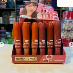 2 In1 Double-headed Moisturizing Waterproof Lipstick Pen Semi-matte Moisturizing Lipgloss - Image 5