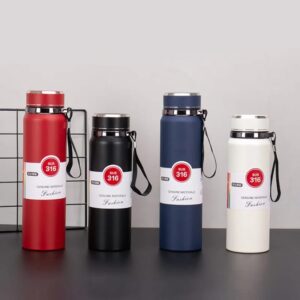Vacuum Flask Thermos Bottle Stainless Steel Double Wall Tumbler Sports Coffee Mug  Leakproof Insulated Drinkware 800ml (Random Color) - Image 4