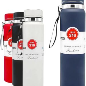 Vacuum Flask Thermos Bottle Stainless Steel Double Wall Tumbler Sports Coffee Mug  Leakproof Insulated Drinkware 800ml (Random Color) - Image 3