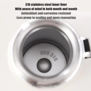 Stainless Steel Water Bottle with Digital Temperature Vacuum Insulated Water Bottle, Large Capacity, Outdoor Portable Sports Water Bottle With Rope Handle (Random Color) - Image 5