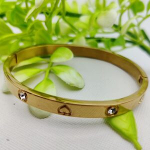 Adjustable Cartier Heart Charm Bracelet ? Imported Luxury Bracelet | Best Quality Artificial Bracelet For Girls & Women | Bracelet For Every Occasion | Elegant Design ? - Image 1