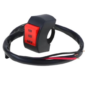 On/Off Handlebar Switch for Motorcycle Universal switch for bike, Extra external on off button - Image 1