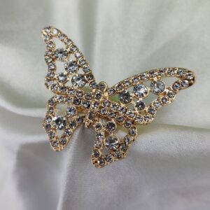 1 Piece Imported Dazzling Butterfly Crystal Ring - Embrace Elegance | Adjustable Ring | Beautiful Design For Every Occasion ? | Ring For Girls | Ring For Women - Image 1