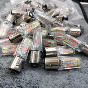 LED Backlight Bulb 6 Functions, 4 Colors - Perfect for Bikes, CD 70, CG125, Cars, and Jeeps - Image 1