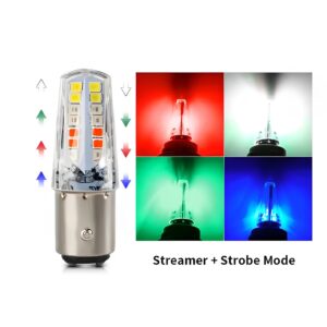 LED Backlight Bulb 6 Functions, 4 Colors - Perfect for Bikes, CD 70, CG125, Cars, and Jeeps - Image 2