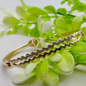 Adjustable Imported Luxury Zig-Zag Crystal Bracelet ? A True Statement of Elegance | Best Quality Artificial Bracelet For Girls & Women | Bracelet For Every Occasion | Elegant Design - Image 2