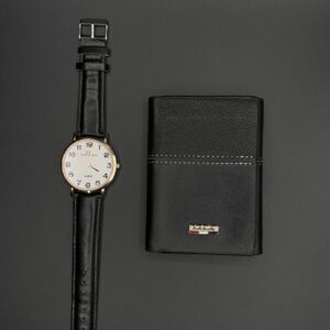 Amazing Quality Amazing Quality Leather Wallet + Free Watch Gift Premium Watch and Durable Wallet Designed To Protect Your Assets - Image 2