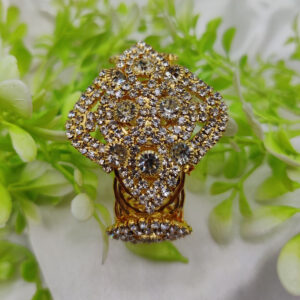 Imported Royal Elegance Sapphire Bracelet ? Regal Design Golden Bracelet ? Best Quality Artificial Bracelet For Girls & Women | Bracelet For Every Occasion - Random Color - Image 2