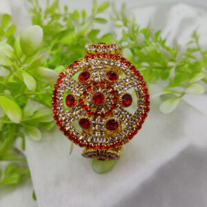 Imported Radiant Crystal Golden Wheel Bracelet ? Adjustable Bracelet ? Best Quality Artificial Bracelet For Girls & Women | Bracelet For Every Occasion?- Random Color - Image 2