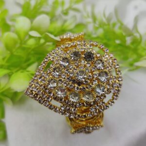 Imported Royal Sapphire Glam Bracelet | Golden Sapphire Elegance Bracelet | Adjustable Bracelet ? Best Quality Artificial Bracelet For Girls & Women ( Random Color ) - Image 2