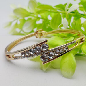 Radiant Elegance Adjustable Crystal Bracelet ? | Best Quality Artificial Bracelet For Girls & Women | Imported Glamour for Every Occasion | Elegant Design - Image 1