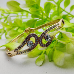 Imported Adjustable Infinity Charm Bracelet with Crystal Accents | Best Quality Artificial Bracelet For Girls & Women | Imported Glamour for Every Occasion - Image 2