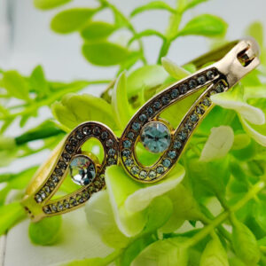 Imported Adjustable Infinity Charm Bracelet with Crystal Accents | Best Quality Artificial Bracelet For Girls & Women | Imported Glamour for Every Occasion - Image 1