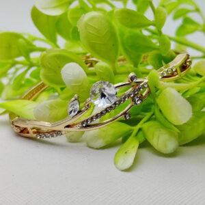 Elegant Adjustable Imported Crystal Vine Bracelet ? A Dazzling Masterpiece | Best Quality Artificial Bracelet For Girls & Women | Imported Glamour for Every Occasion - Image 2