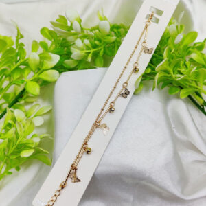 Imported Elegant Adjustable Butterfly Charm Bracelet - Imported Elegance | Best Quality Artificial Bracelet For Girls & Women | for Every Occasion - Random Design - Image 1