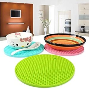 Multifunction Original Heat Resistant Silicone Mat Nonslip Pads Pot Holder Table Place mat (random color) - Image 4
