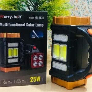 HB-2678 Solar LED Flashlight Portable USB Rechargeable Flashlight COB Torch Light Powerful Solar Light for Camping - Image 4