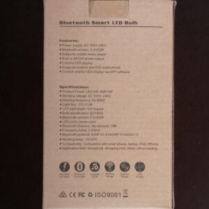 E27 Bluetooth Smart LED Bulb with Speaker with APP Control It - Image 4