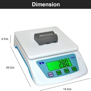 Ts-200 Kitchen Scale Digital Multi Purpose Kitchen Scale Weighing Scale, Upto 6 kg weight capacity - Image 4