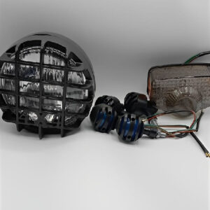 Pack of 3 Cafe racer kit Item's Cafe Racer Style Bike Lighting Set | Headlight, Taillight & Indicators - Image 1