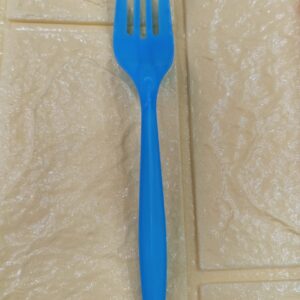 24pcs Imported Disposable Plastic Fork Party Cutlery Fork Birthday Party Tableware for Cake Dessert (Mixed colour) - Image 4